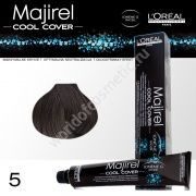 Loreal Professionel Крем-краска Majirel cool cover ( Мажирель КУЛ КАВЕР) 5, (50 мл)